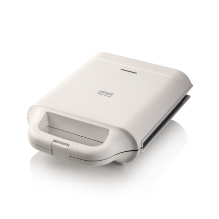 Electrocasnice bucatarie - Sandwich maker HAEGER cu 2 plite, Plite antiaderente, Indicator luminos, Inchidere cu clema