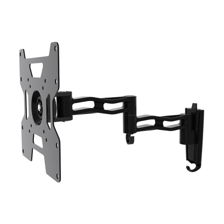 Accesorii electronice - Suport TV HAEGER TRIPLE TILT & SWIVEL, Compatibil cu diagonale 19-55 inch, Brat triplu, Inclinare si rotire, Standard VESA universal