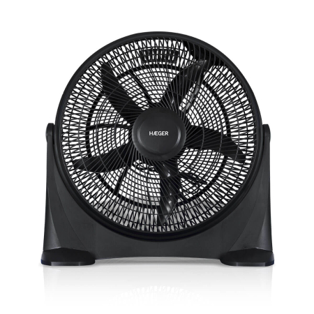 Climatizare - Ventilator de podea semi-industrial HAEGER HOVER WIND, Diametru 50 cm, Putere 90 W, 3 viteze, Mod silentios