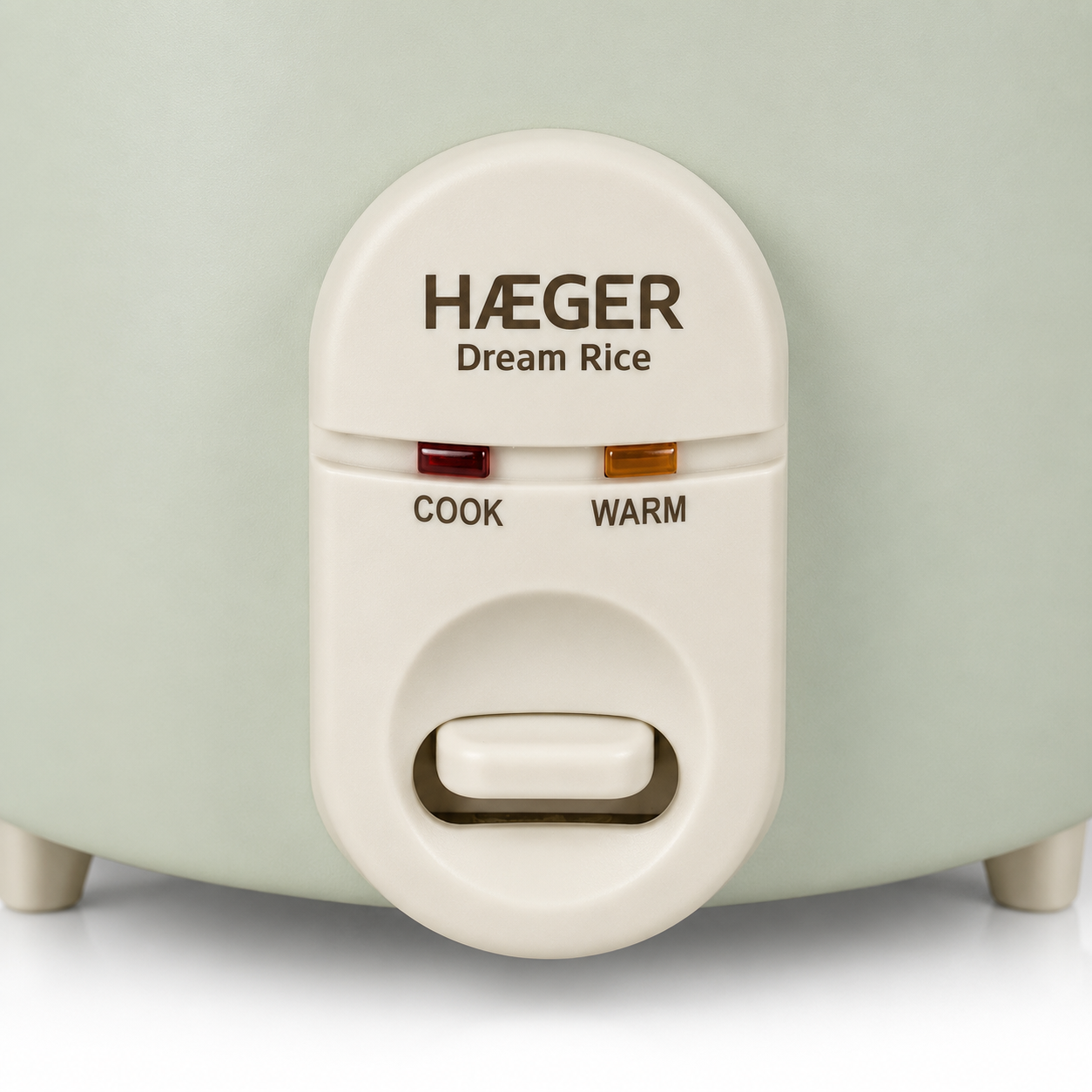 Aparat de gatit orez HAEGER DREAM RICE, Capacitate 1.8L, Putere 700W, Functii Cook si Keep Warm, Capac din sticla securizata cu supapa, Verde [2]