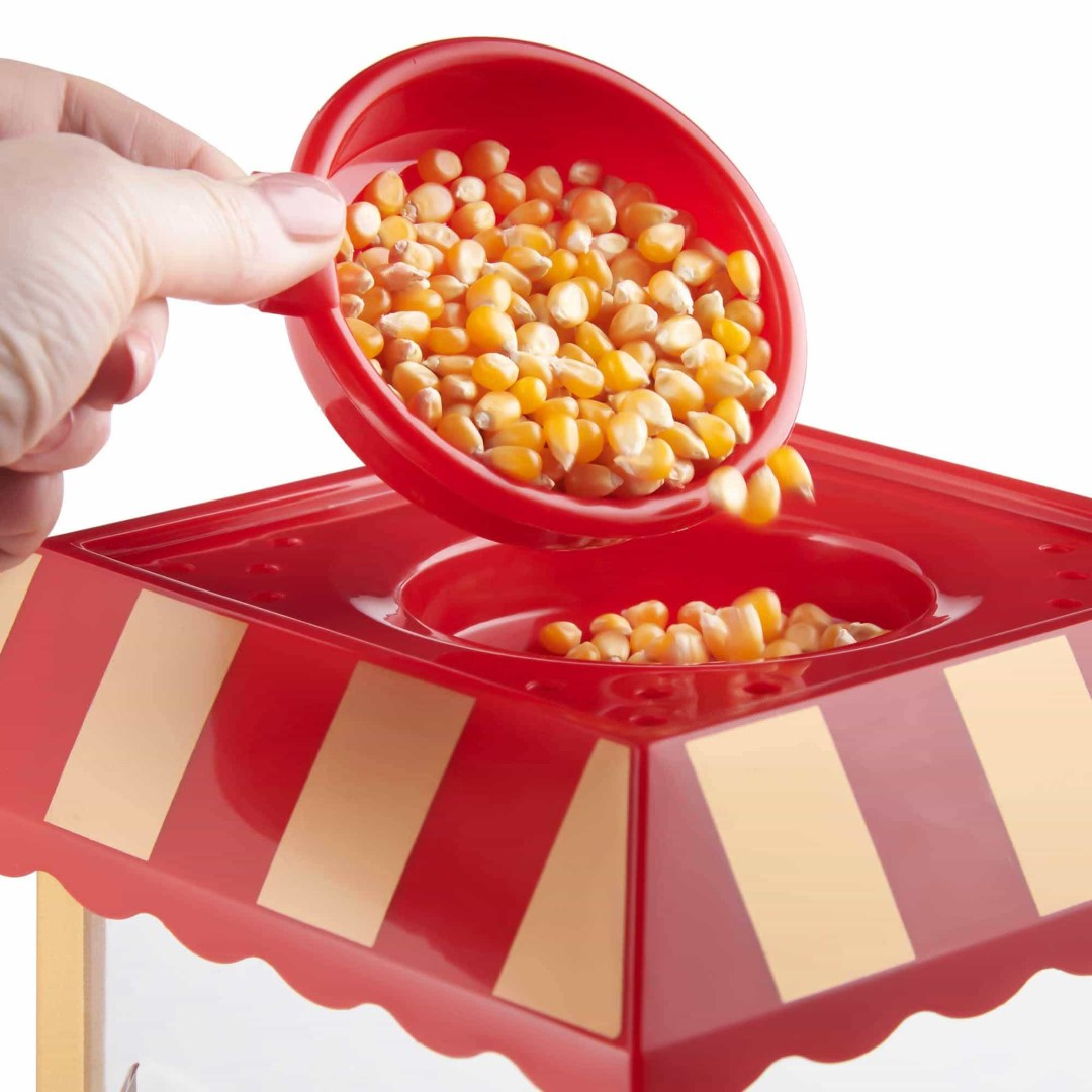 Aparat de popcorn HAEGER POPPER, Putere 1200 W, Sistem cu aer cald, Popcorn in 2-4 minute, Design retro [1]