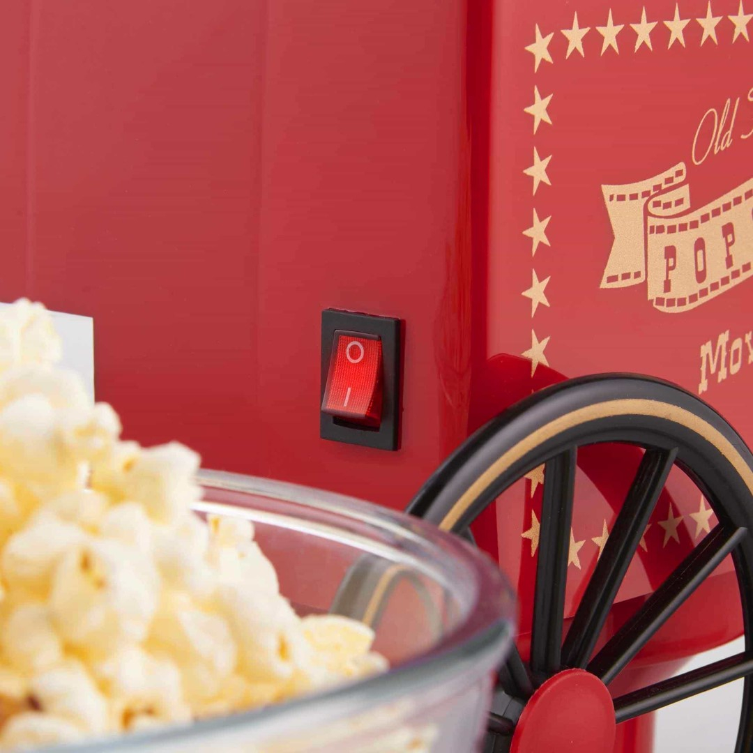 Aparat de popcorn HAEGER POPPER, Putere 1200 W, Sistem cu aer cald, Popcorn in 2-4 minute, Design retro [4]