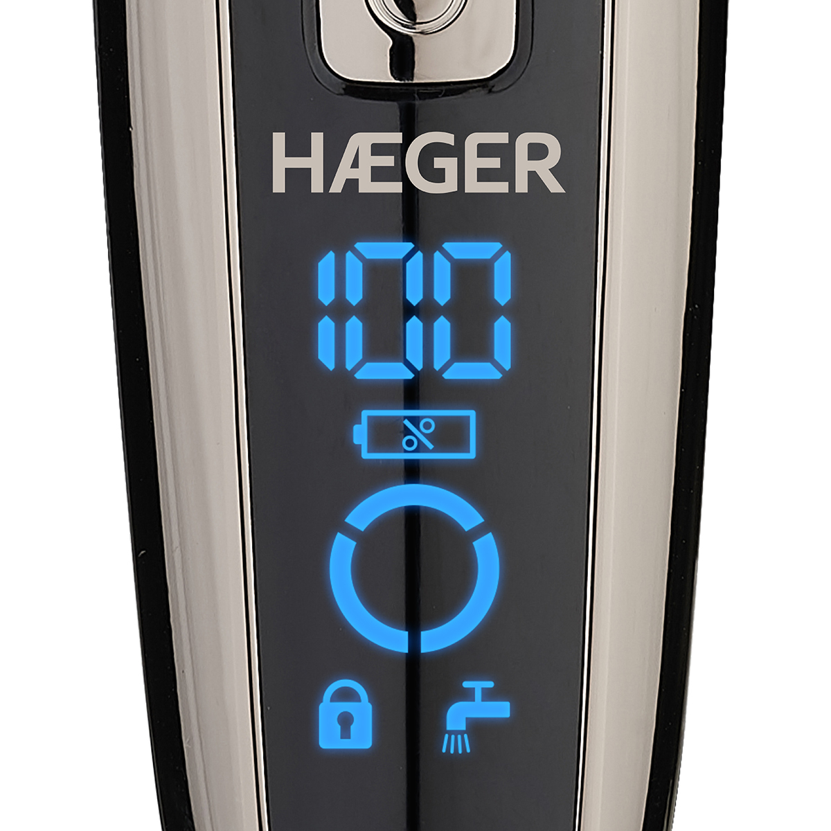 Aparat de ras electric HAEGER G-MAN ULTRA, Autonomie 90 minute, Utilizare Wet & Dry, 3 lame cu sistem flotant, Afisaj LED [2]
