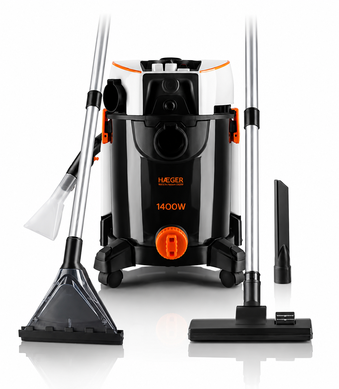 Aspirator cu spalare prin injectie - extractie HAEGER ULTRA CLEAN, putere 1400W, rezervor apa curata 4 litri, Apa murdara 20 litri, lungime cablu 3 metri, pentru covoare, canapele, textile, saltele, N [8]