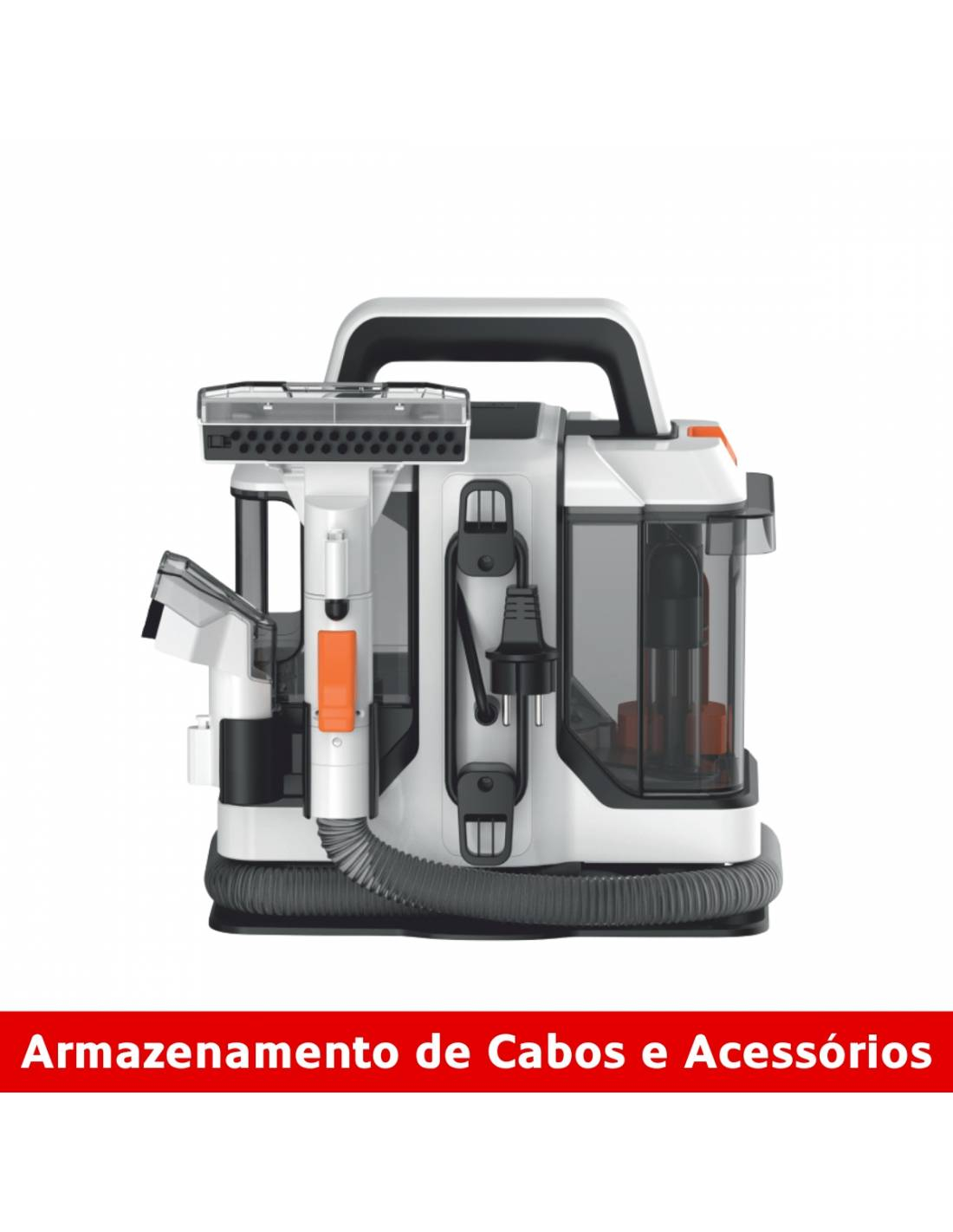 Aspirator cu spalare prin injectie-extractie HAEGER MAGIC CLEAN 750, Putere 750W, Rezervor dublu 1080ml/850ml, compact, Functie auto curatare, pentru covoare, canapele, tapiterie, Alb [4]