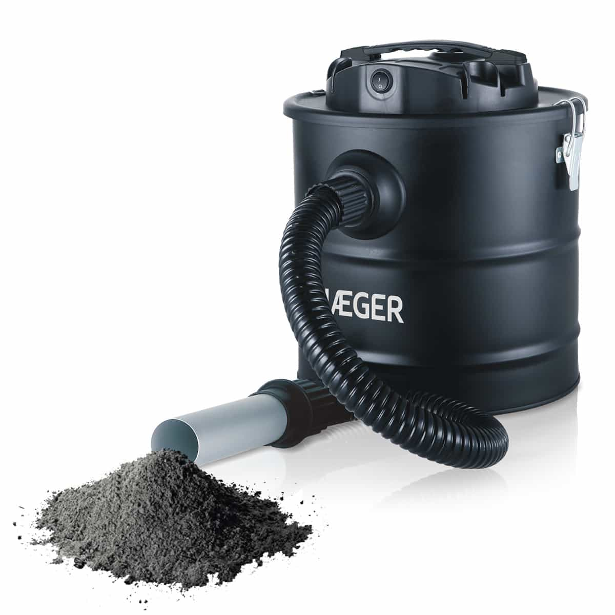 Aspirator de cenusa HAEGER FIREPLACE 18, 800 W, Capacitate 18 L, Filtru HEPA ignifug, Duza din aluminiu 23 cm, Furtun metalic 1 m, Negru [2]