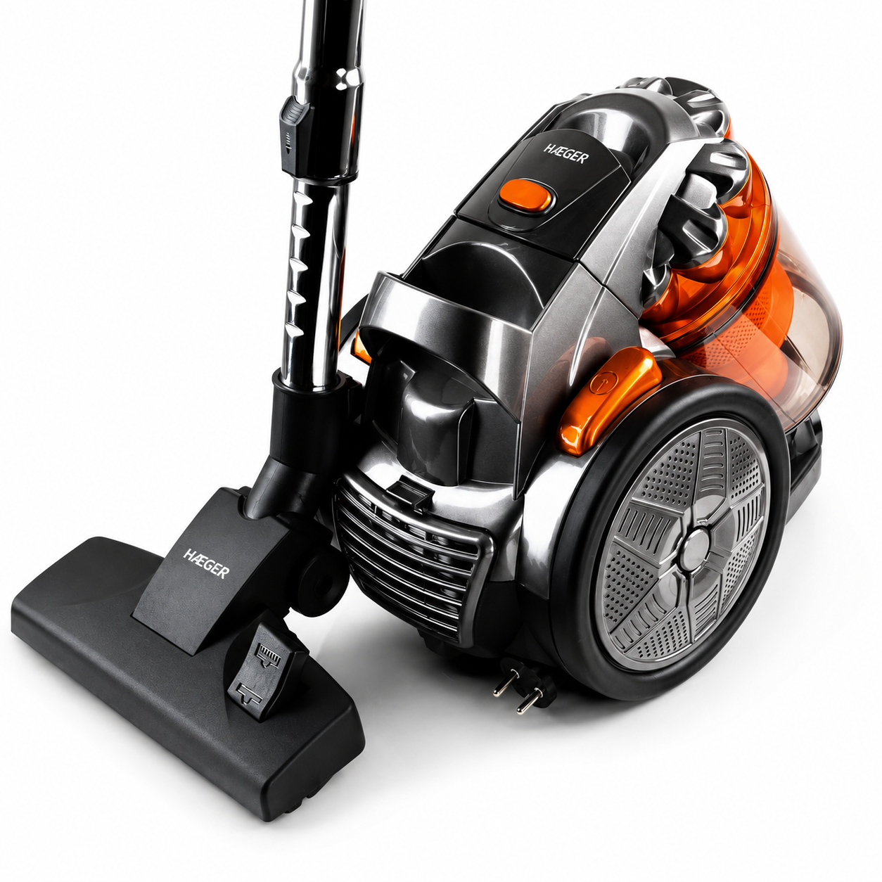 Aspirator fara sac HAEGER MAX CYCLON, Putere 700W, Capacitate 3L, Filtrare multiciclonica in 5 etape, Silentios, Tub telescopic, lungime cablu 5m, Negru [2]