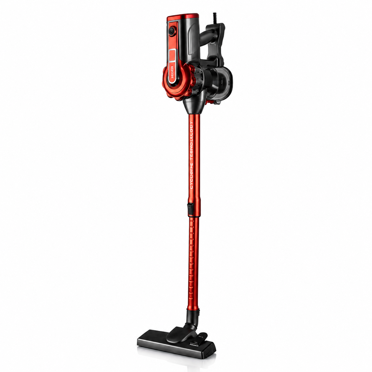 Aspirator vertical cu fir HAEGER VENUS 600, Putere 600W, recipient detasabil 600ml, Filtrare ciclonica cu aspiratie 18.5 kPa, Perii speciale pentru colturi si canapele, Silentios, Cablu 5m, Maro [0]