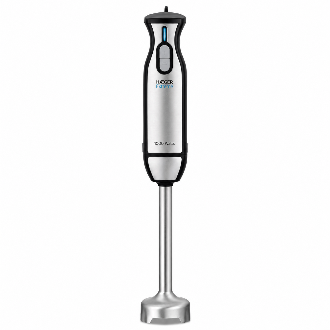 Blender vertical HAEGER EXTREME, Picior detasabil 22.5cm, Putere 1000W, Functie Turbo putere maxima, Piese detasabile usor de curatat, Argintiu [1]