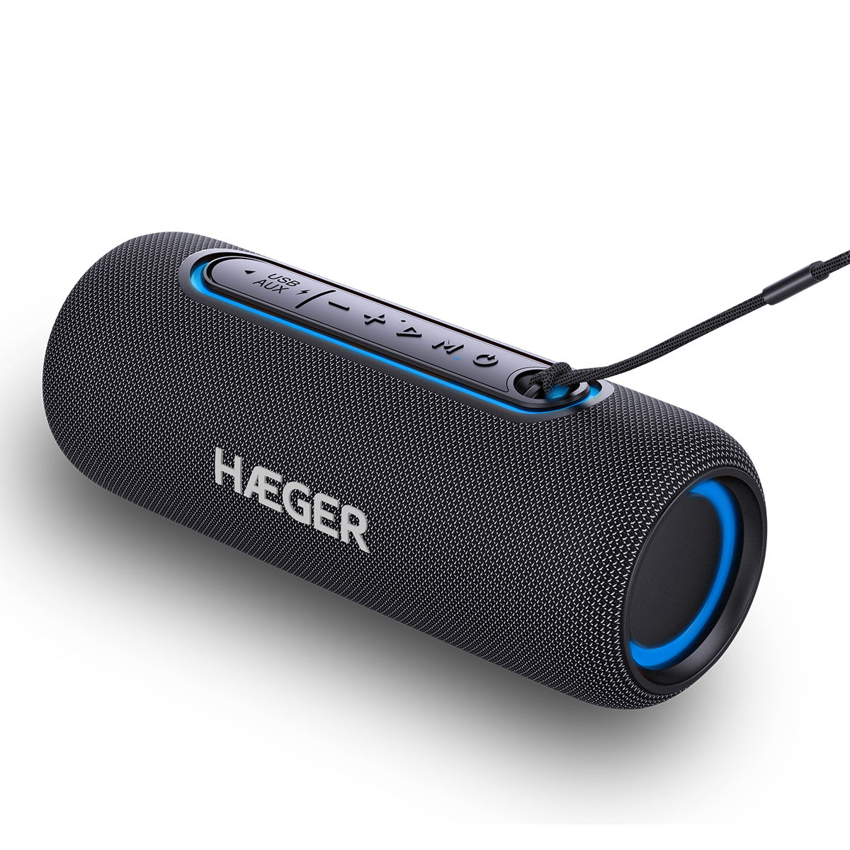 Boxa portabila Bluetooth HAEGER LIGHT BOOM, Putere 10 W, Autonomie 9 h, Protectie IPX5, Iluminare RGB cu 3 moduri, Microfon incorporat [3]