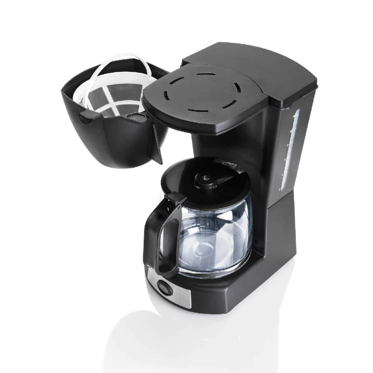 Cafetiera cu filtru HAEGER CAFE NOIR, Capacitate 12 cesti, Placa de mentinere la cald, Indicator nivel apa, Sistem anti-picurare, Cana din sticla [1]