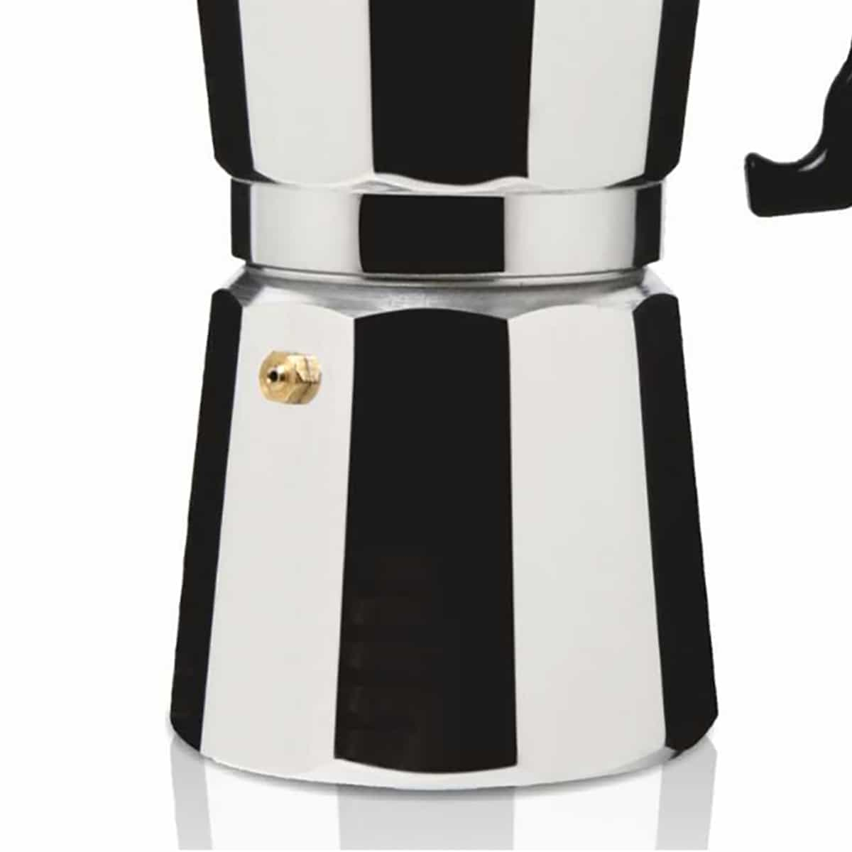 Cafetiera Moka HAEGER MOKA POT 6, Capacitate 6 cesti, Corp din aluminiu, Compatibila cu gaz/electric/vitroceramica, Supapa de siguranta, Argintiu [4]