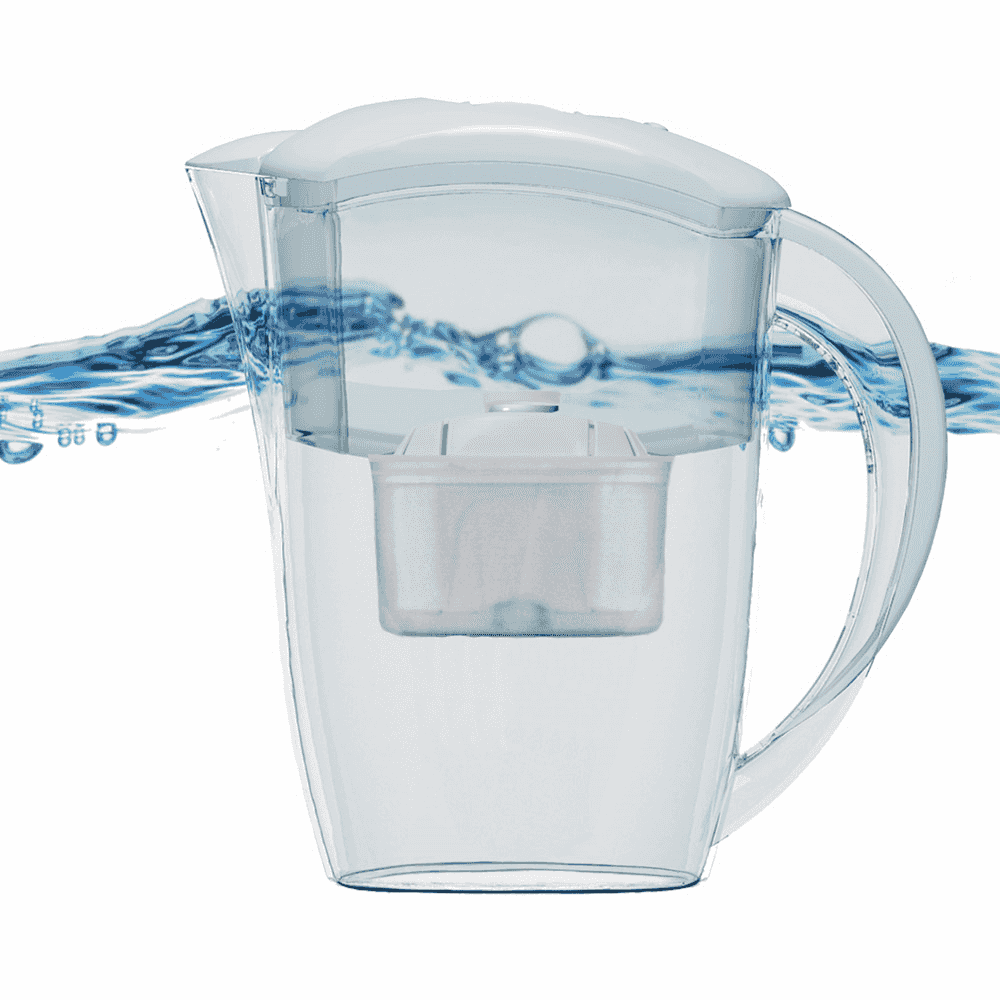 Cana filtranta de apa HAEGER BRIGHT WATERS, Capacitate 2,4 L, Filtrare pe 4 niveluri, Schimbare usoara a filtrului, Maner ergonomic [1]