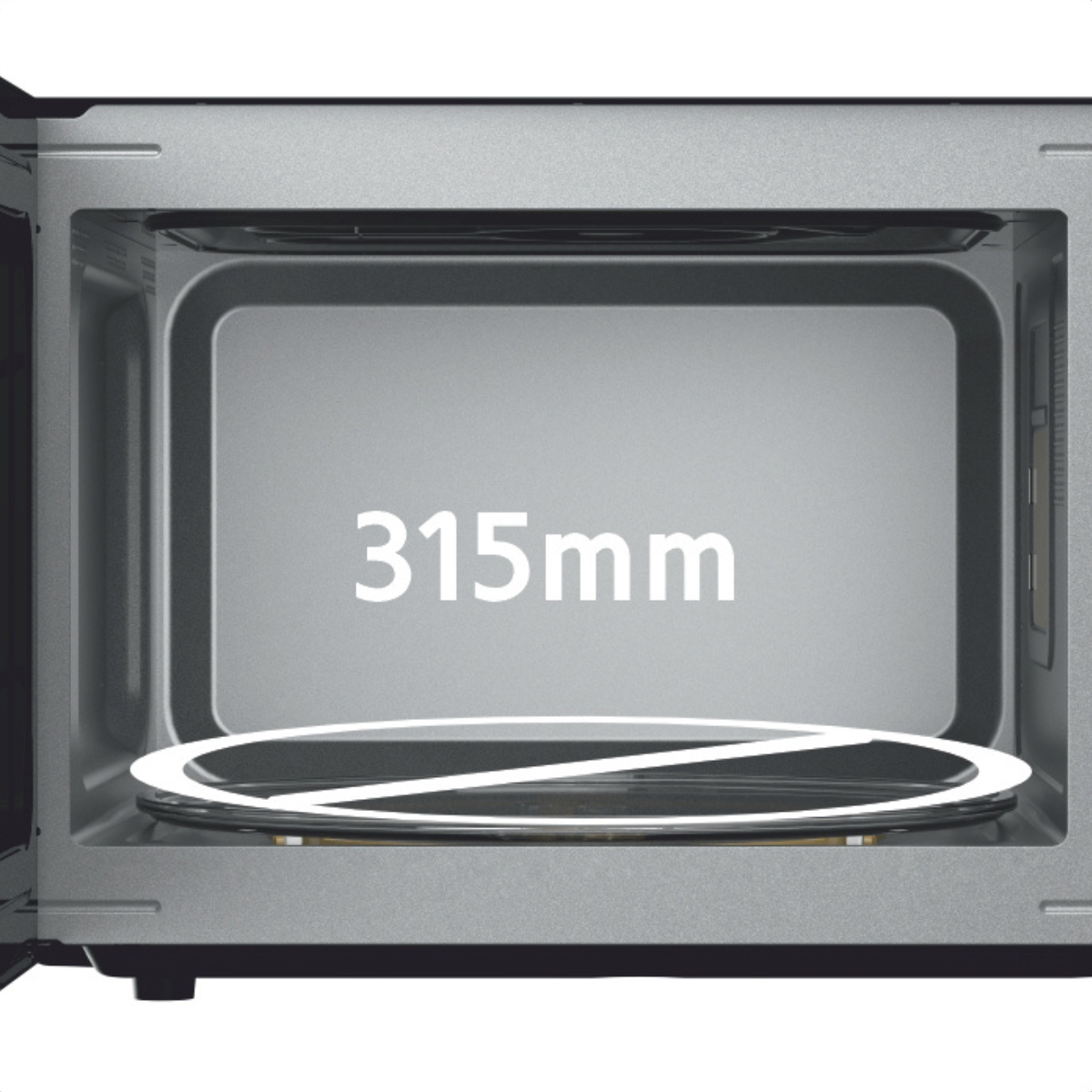 Cuptor cu microunde digital HAEGER MICRO STAINLESS 28, Capacitate 28 L, Putere 1200 W, Functie grill, 8 programe automate, Decongelare, Inox [4]