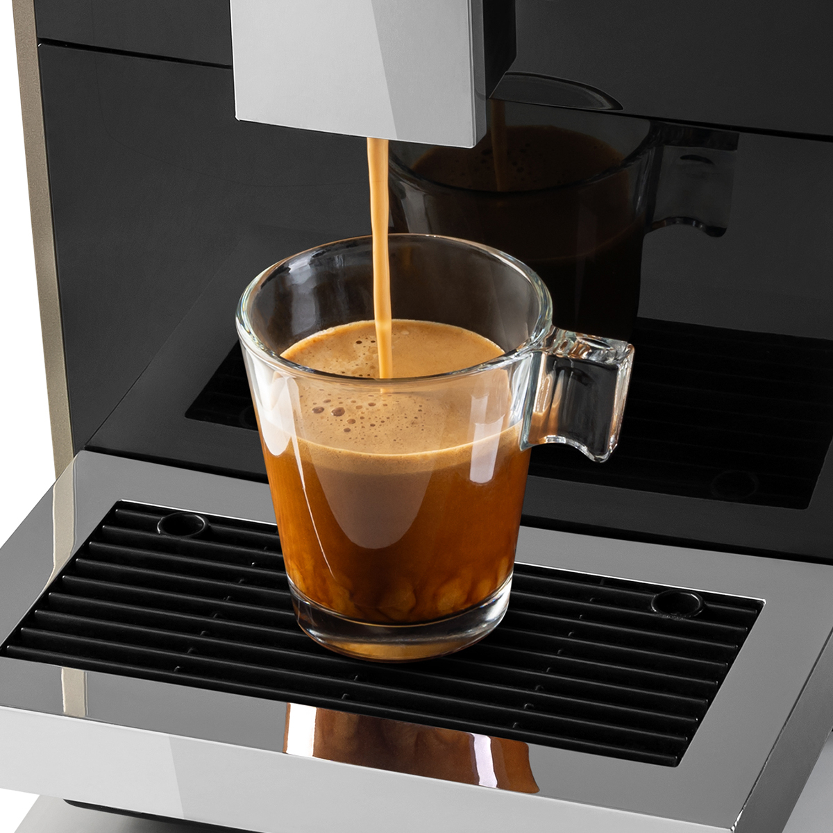 Espressor automat de cafea HAEGER CAFFE CREMA, Presiune 19 bar, Rezervor 1,2 L, Putere 1350 W, Macinis reglabil, Functie abur, Ecran tactil [4]