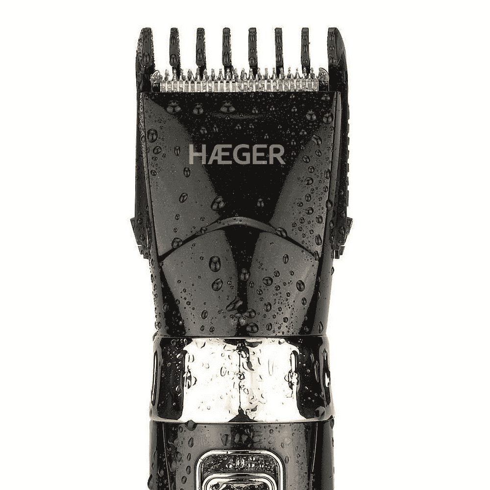 Masina de tuns HAEGER PRECISION II reincarcabila, Utilizare Wet & Dry, Design ergonomic, Uz profesional [2]