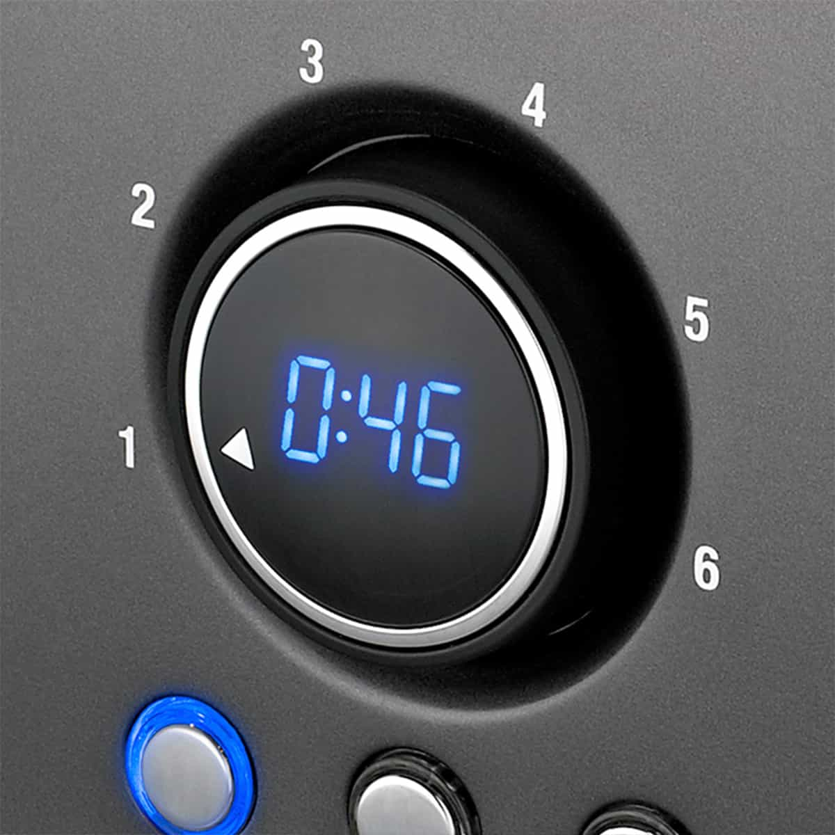Prajitor de paine HAEGER FUTURE PLUS digital, Putere 1400 W, 2 fante lungi, 6 nivele de rumenire, Timer, Tava pentru firimituri [1]