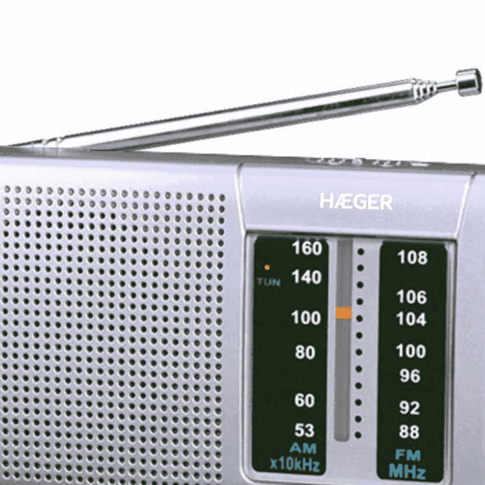 Radio portabil HAEGER GOAL, Receptie AM/FM, Acord analogic, Antena telescopica 32 cm, Indicator LED de functionare [3]