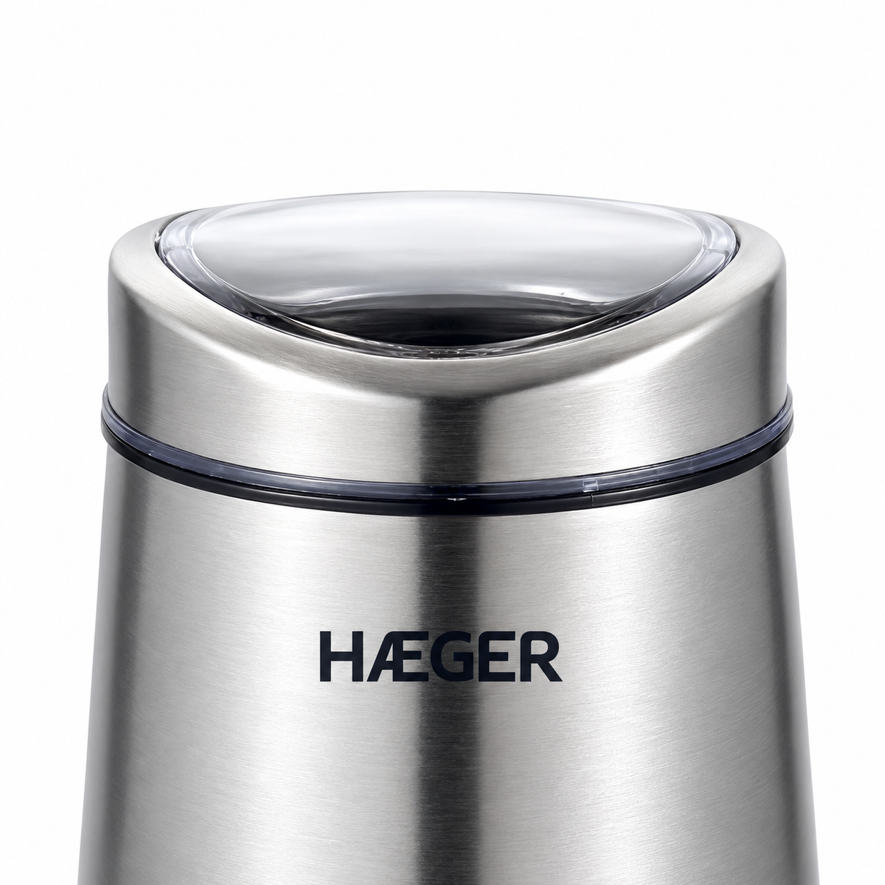 Rasnita HAEGER AROMA, Capacitate 60g, Putere 200W, Lama inox de mare performanta, Sistem de siguranta cu capac, Argintiu [4]