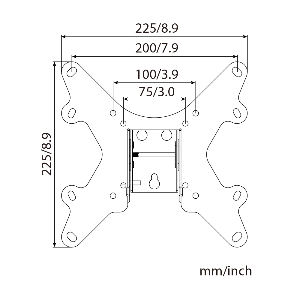 Suport TV HAEGER TILT, Compatibil cu diagonale 22-55 inch, Inclinare reglabila, Standard VESA universal, Montaj simplu [1]