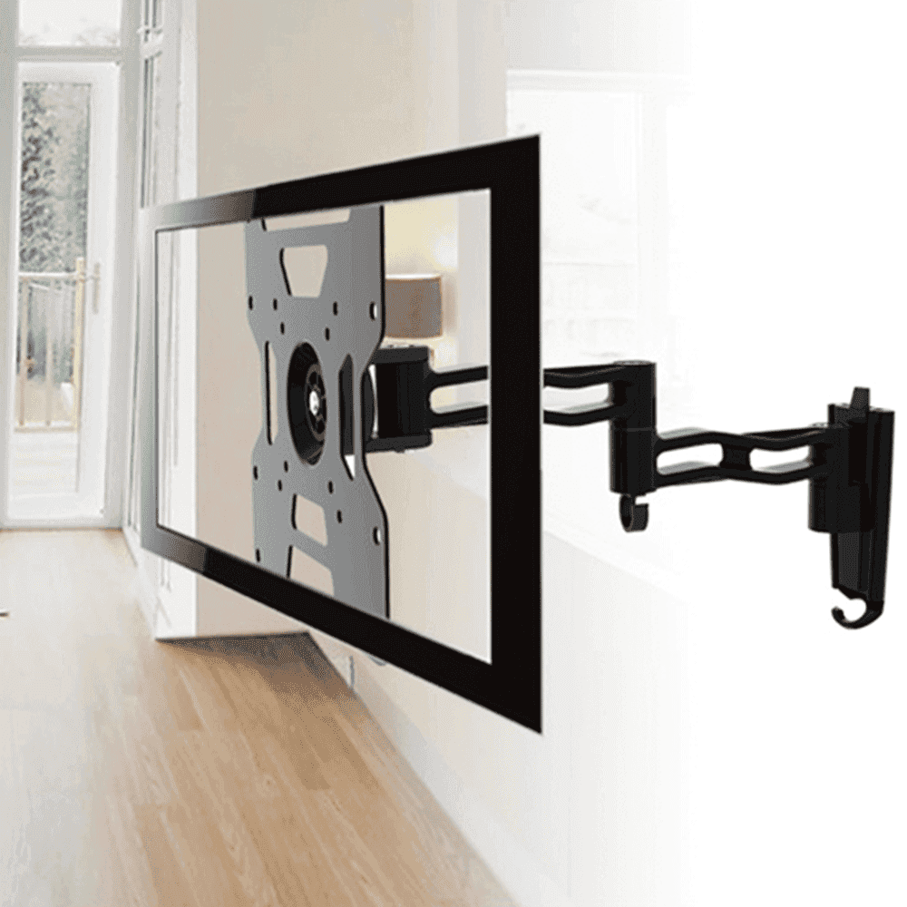Suport TV HAEGER TRIPLE TILT & SWIVEL, Compatibil cu diagonale 19-55 inch, Brat triplu, Inclinare si rotire, Standard VESA universal [2]