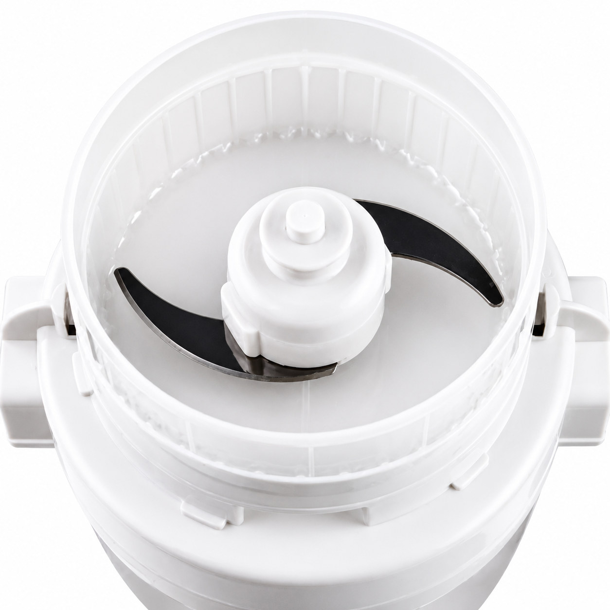 Tocator de legume electric HAEGER ORIGIN, Capacitate 200g, Putere 500W, Lama inox detasabila, Piese lavabile la masina de spalat vase, Alb [1]