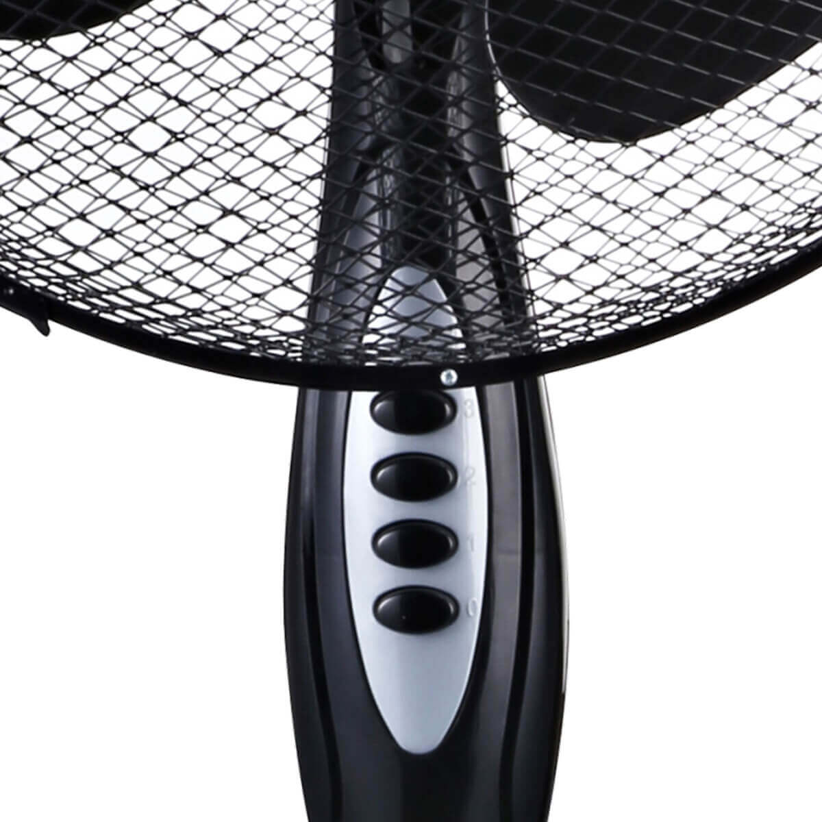 Ventilator cu picior HAEGER CROSS WIND, Diametru 40 cm, Putere 45 W, 3 viteze, Motor 100% cupru, Baza in X, Negru [2]