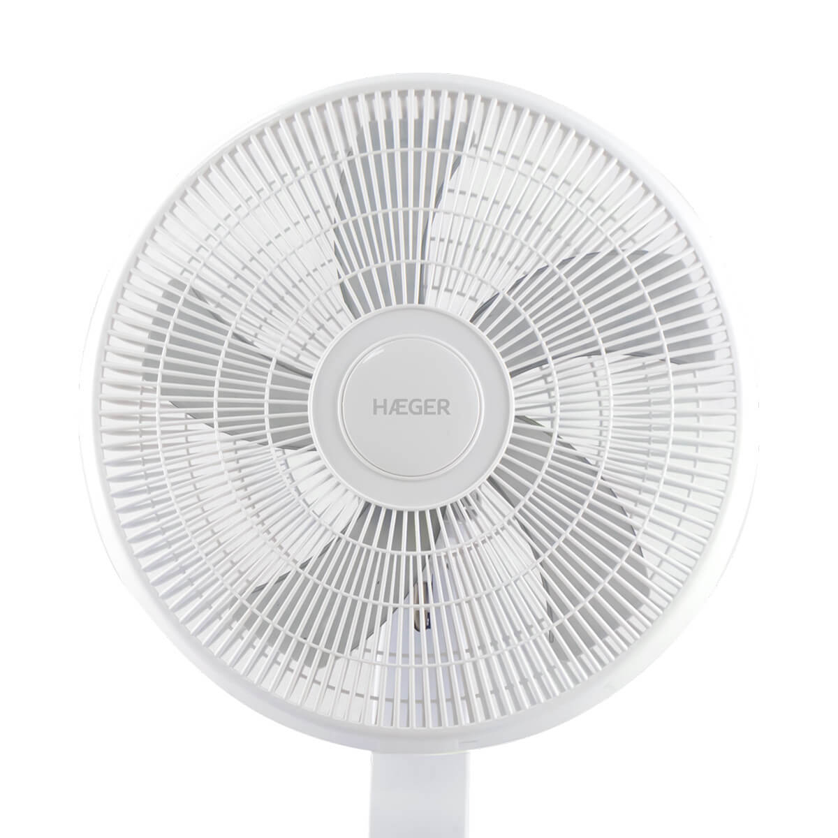 Ventilator cu picior HAEGER SMOOTH WIND, Diametru 40 cm, Putere 45 W, 3 viteze, Motor 100% cupru, Baza rotunda, Alb [1]