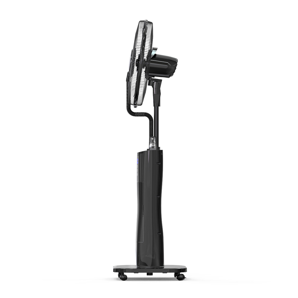 Ventilator cu picior si umidificator HAEGER BLACK MIST II, Putere 70 W, 3 viteze, Panou digital cu LED, Telecomanda, Negru [4]