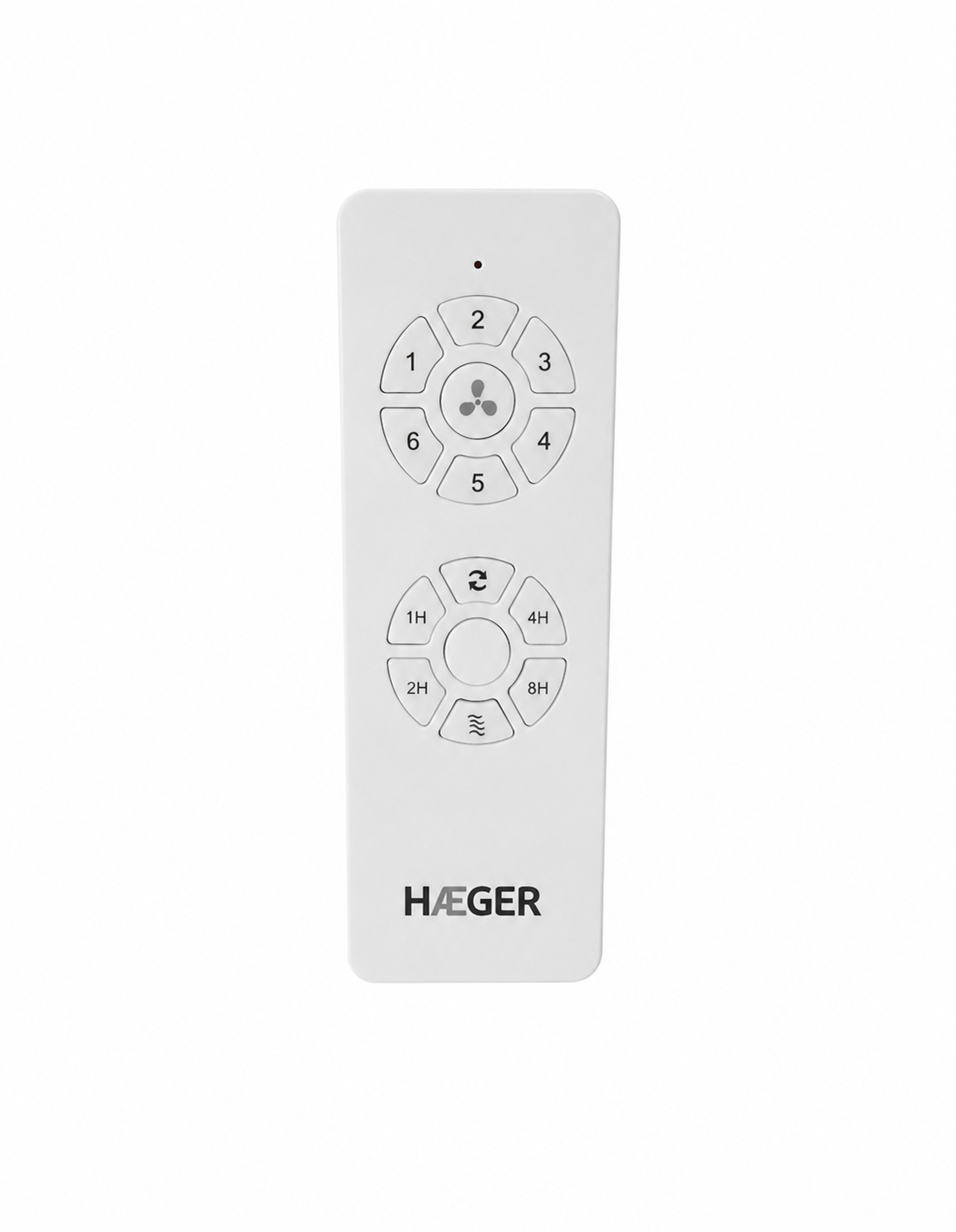 Ventilator de tavan HAEGER PURE FLOW, Diametru 142 cm, Telecomanda, 6 viteze, Timer, 40 W, Silentios, Rotatie reversibila iarna/vara, Alb [2]