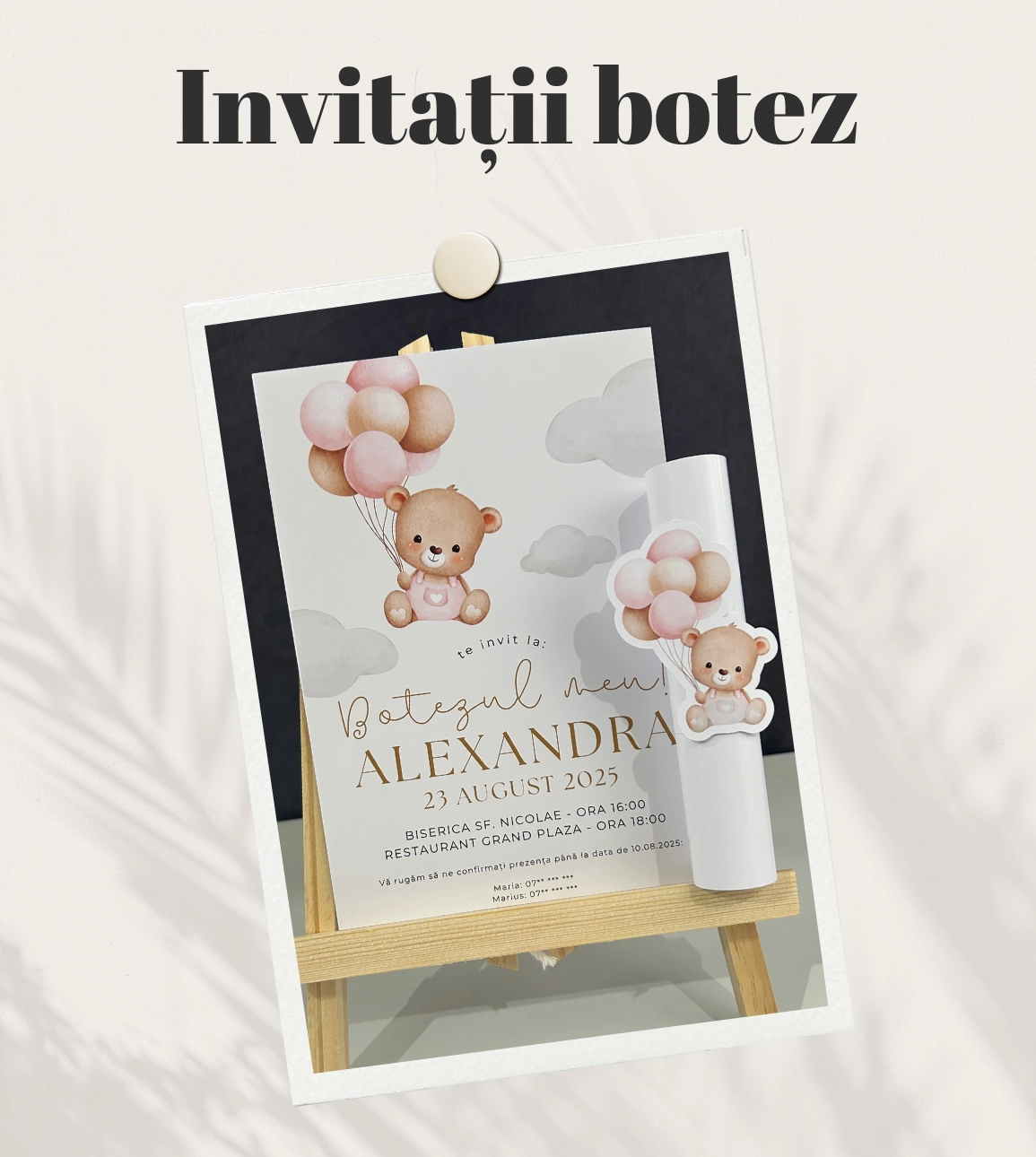 Invitații botez