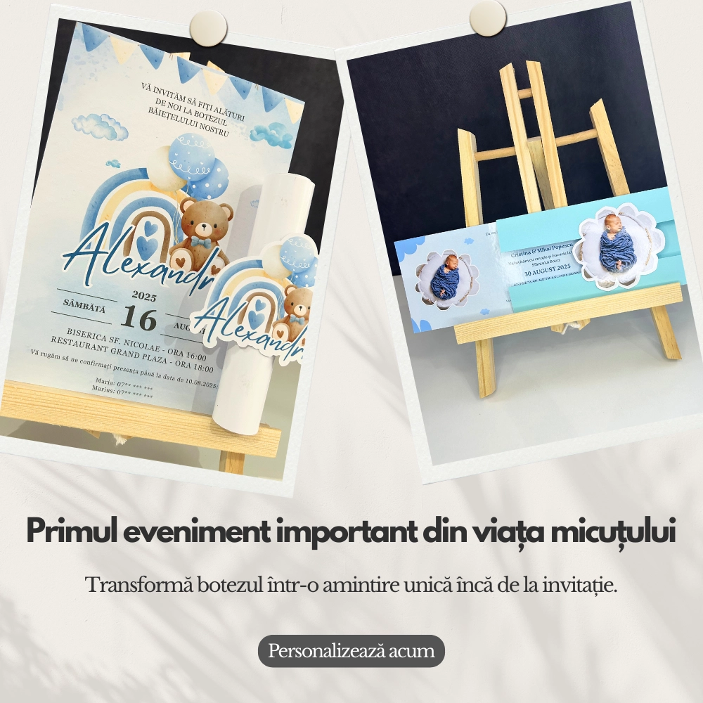 Invitații botez mobile