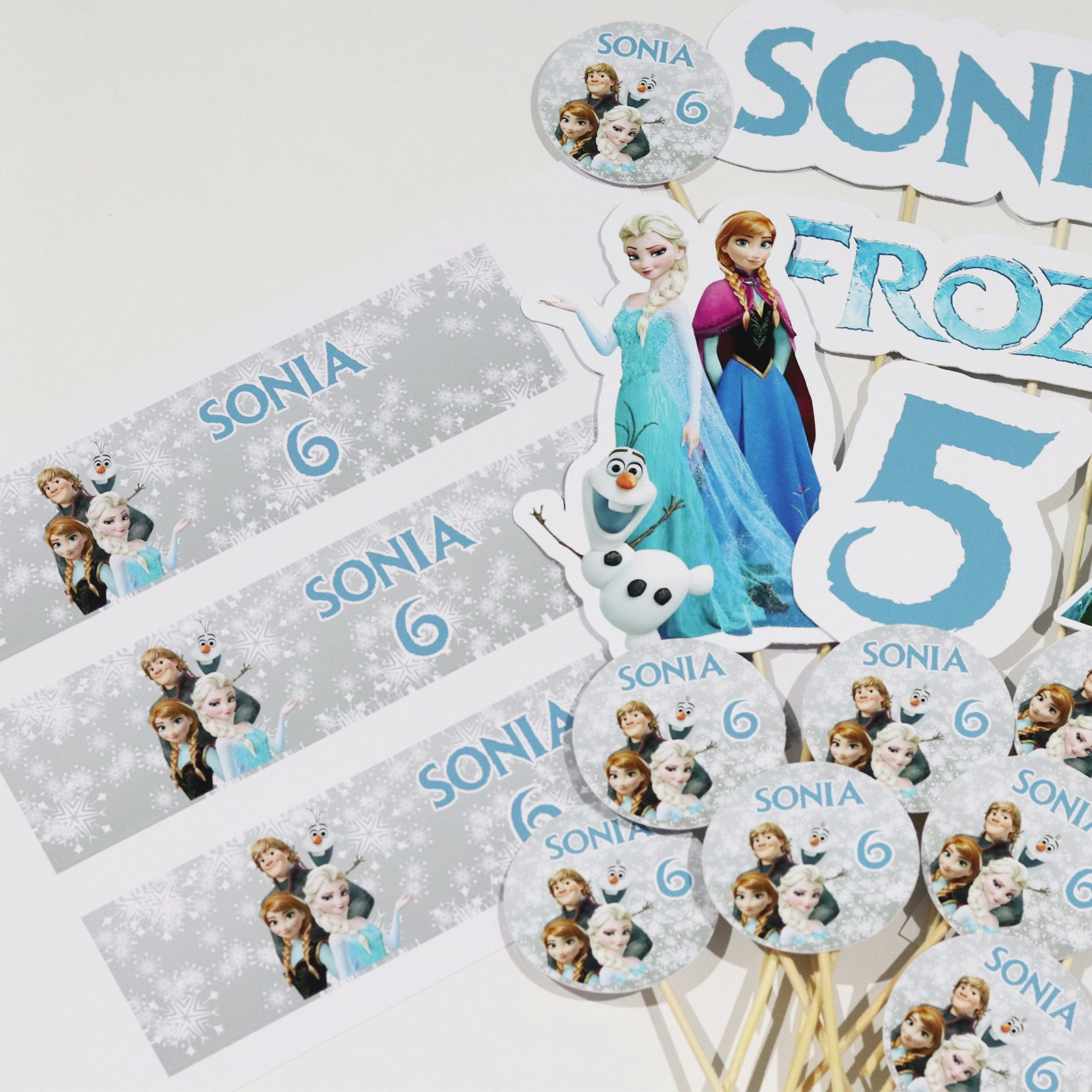 Kit petrecere Frozen personalizat [3]