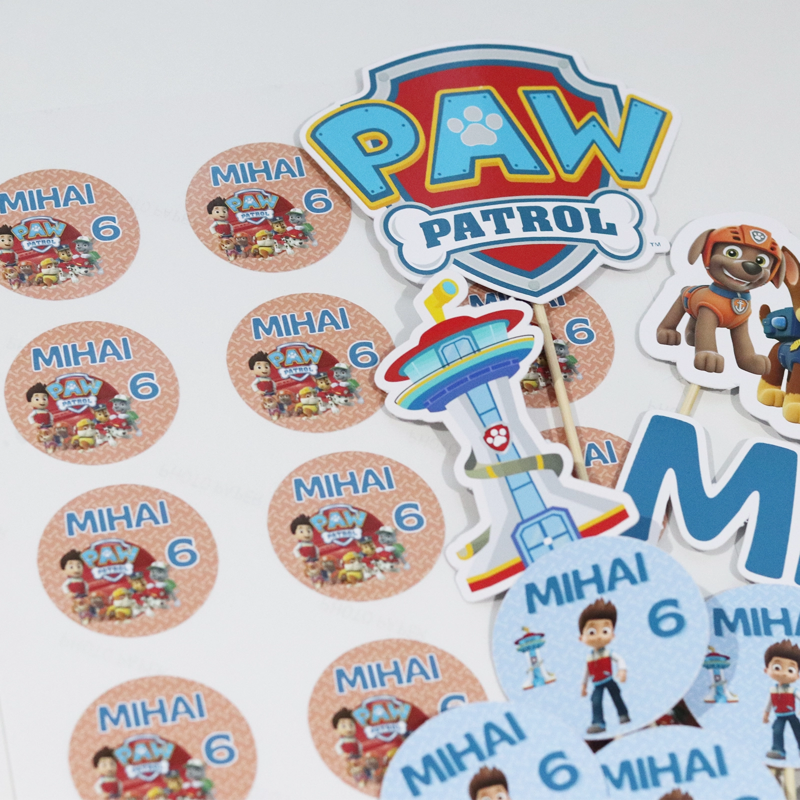 Kit petrecere Paw Patrol personalizat [3]