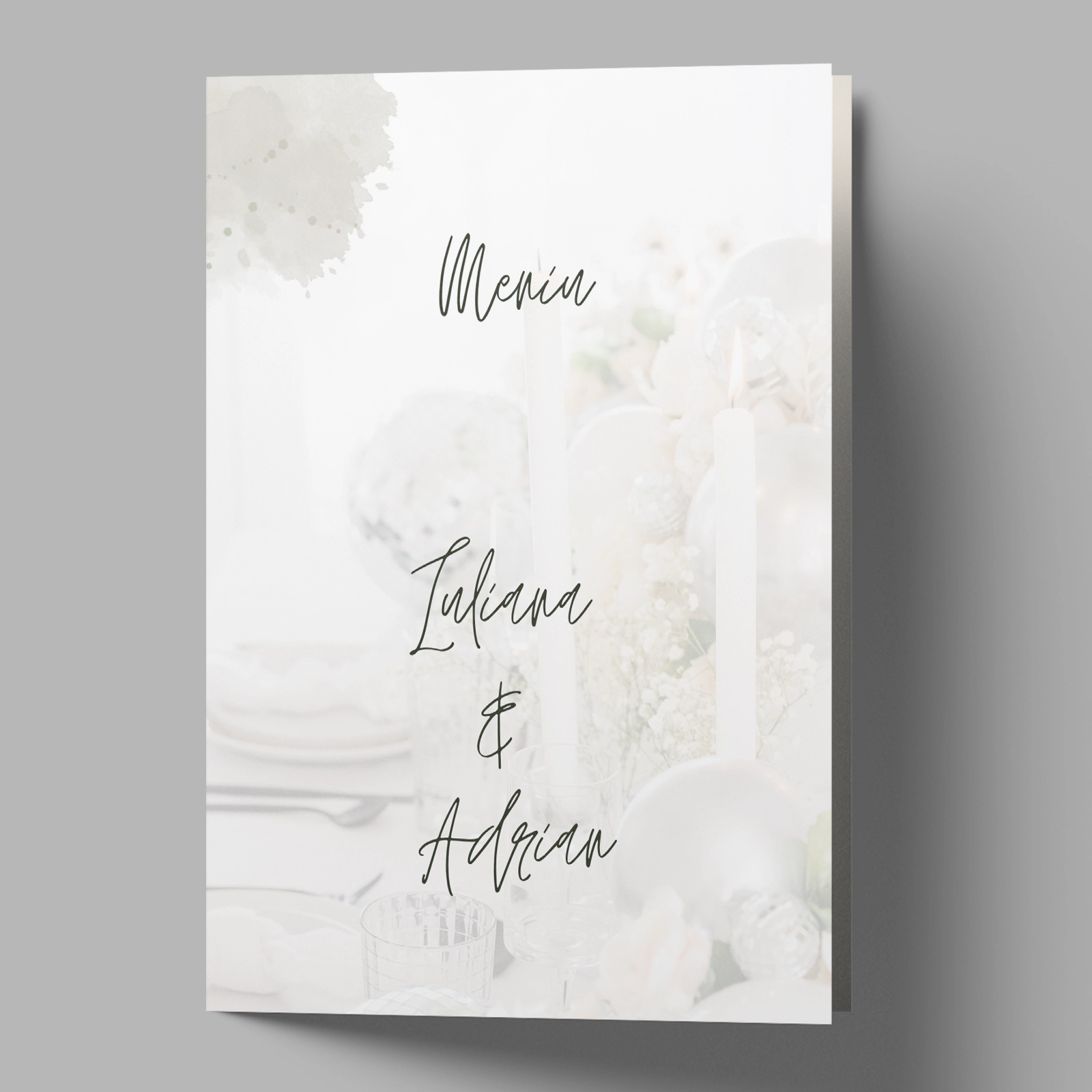 Meniu nuntă cu fundal vintage [3]