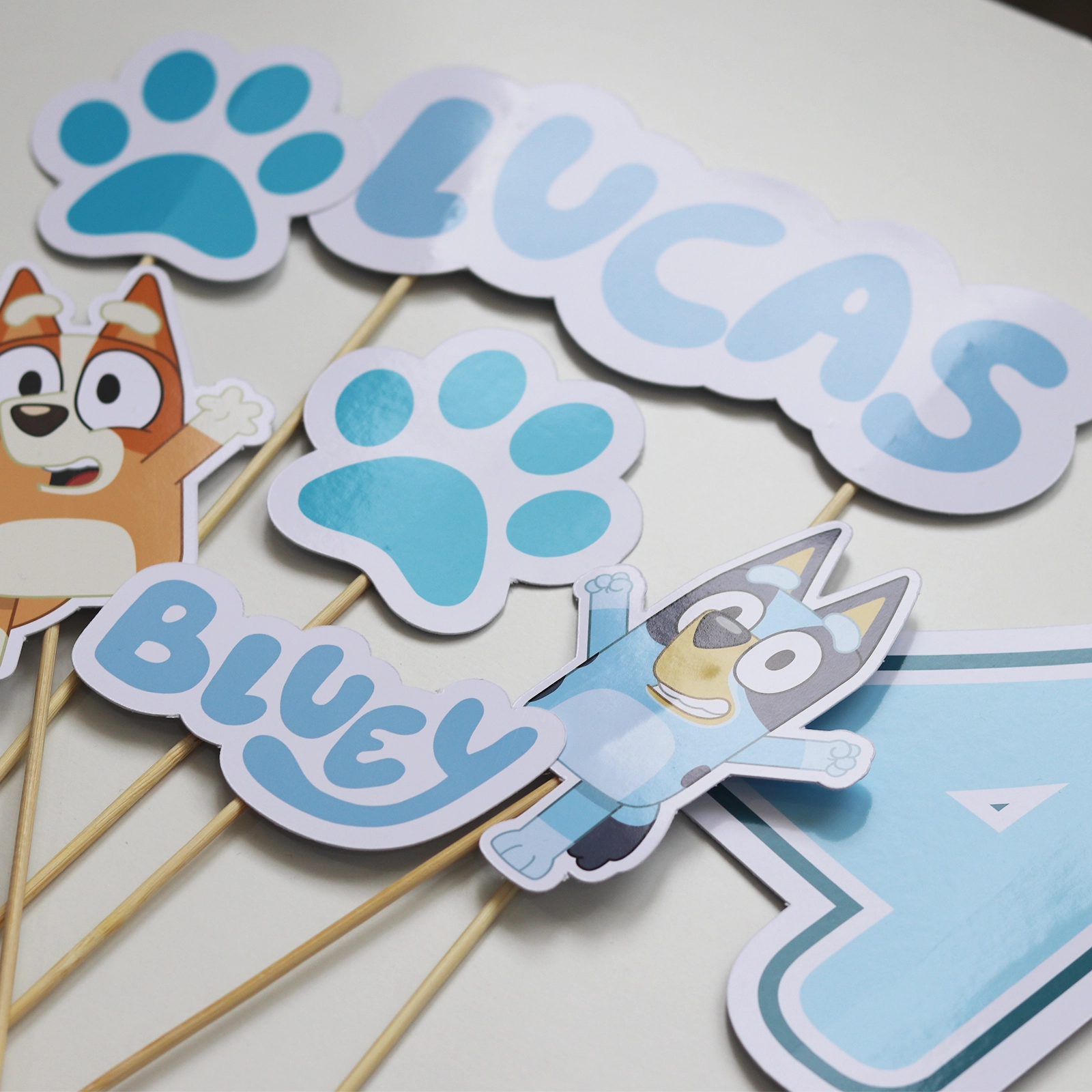 Set toppere Bluey tort personalizate [3]