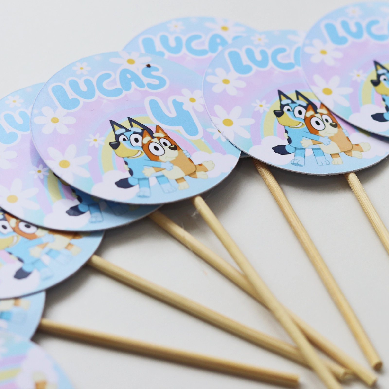 Set toppere cupcakes Bluey personalizate [2]