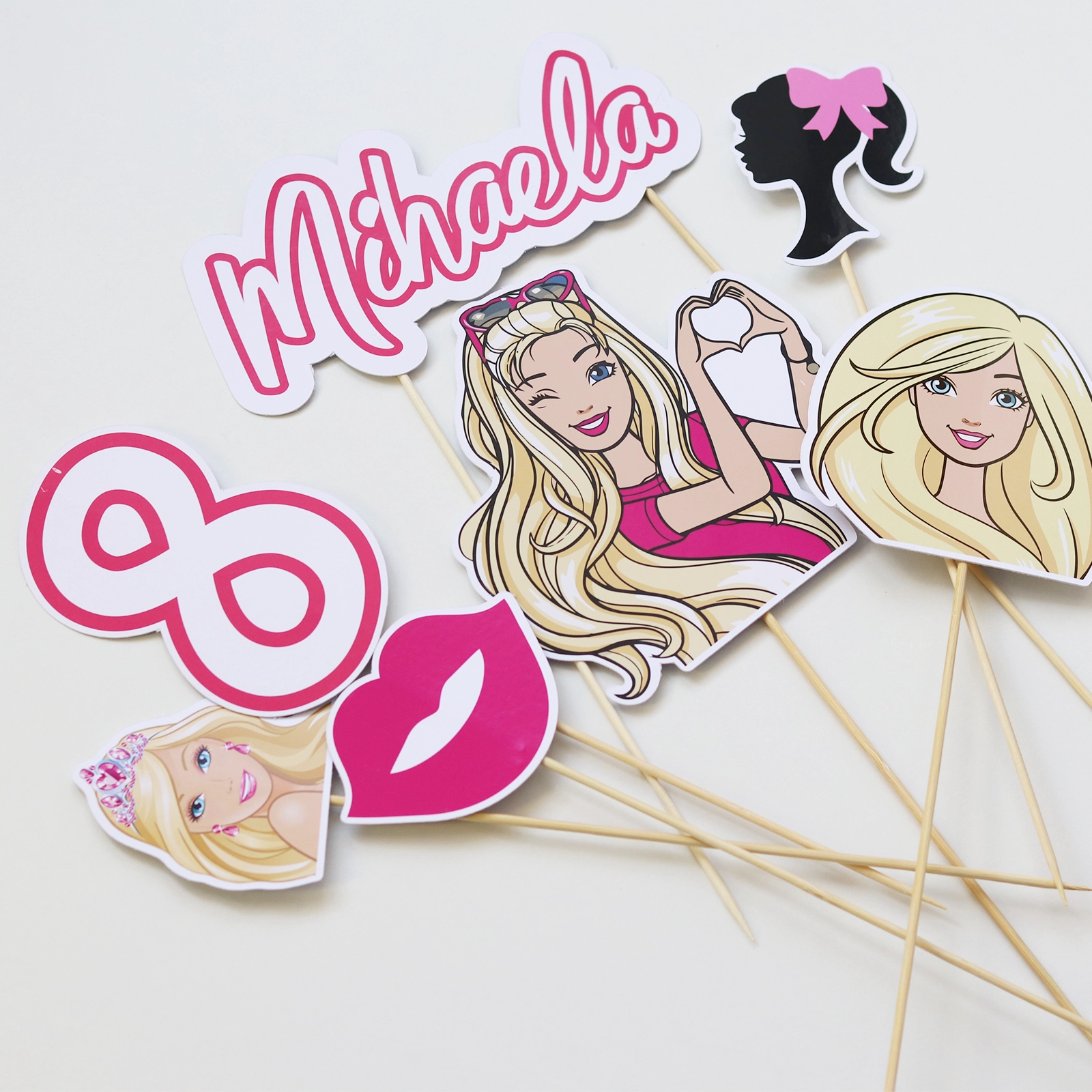 Set toppere tort Barbie personalizate [2]
