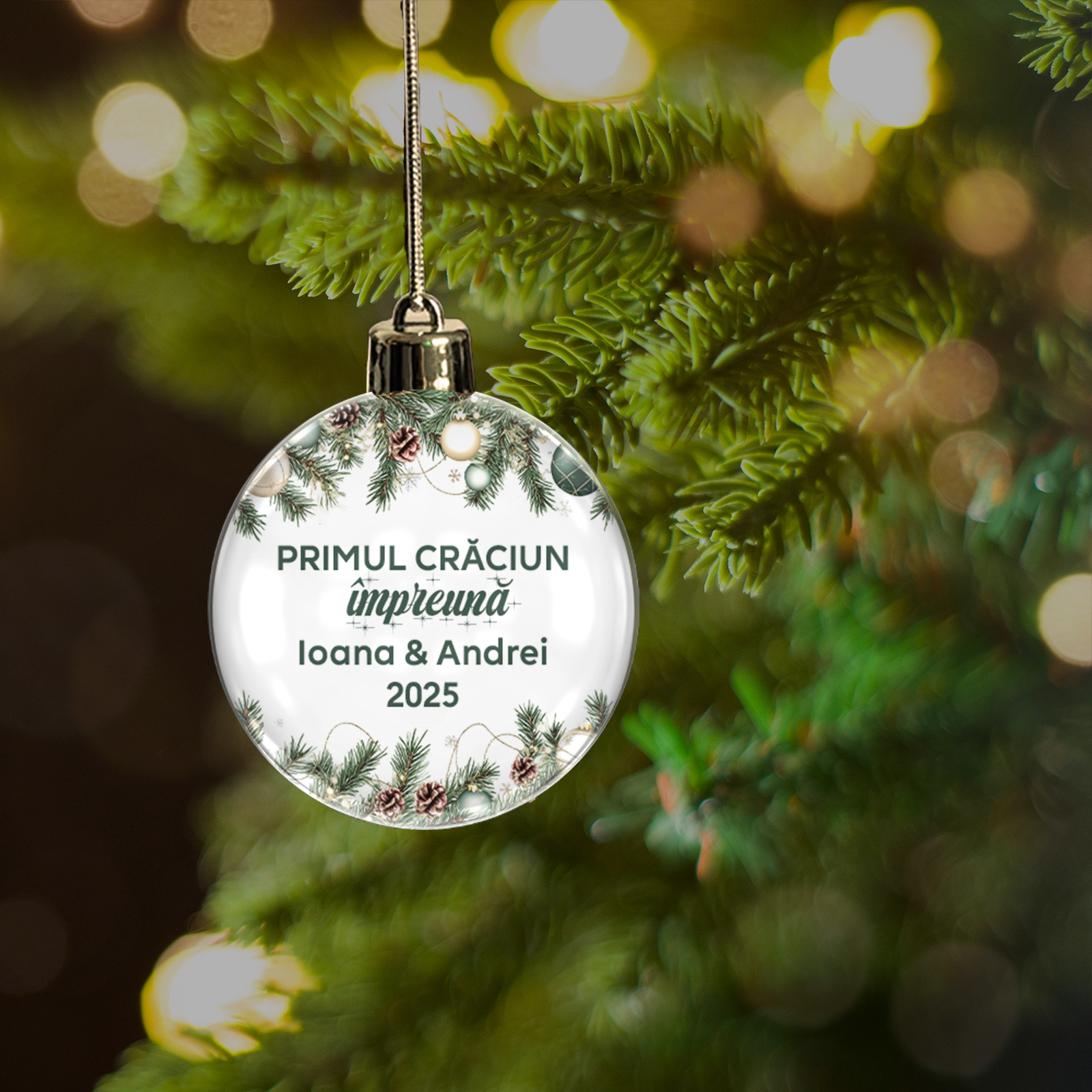 Cadouri - Glob personalizat cu poză și mesaj