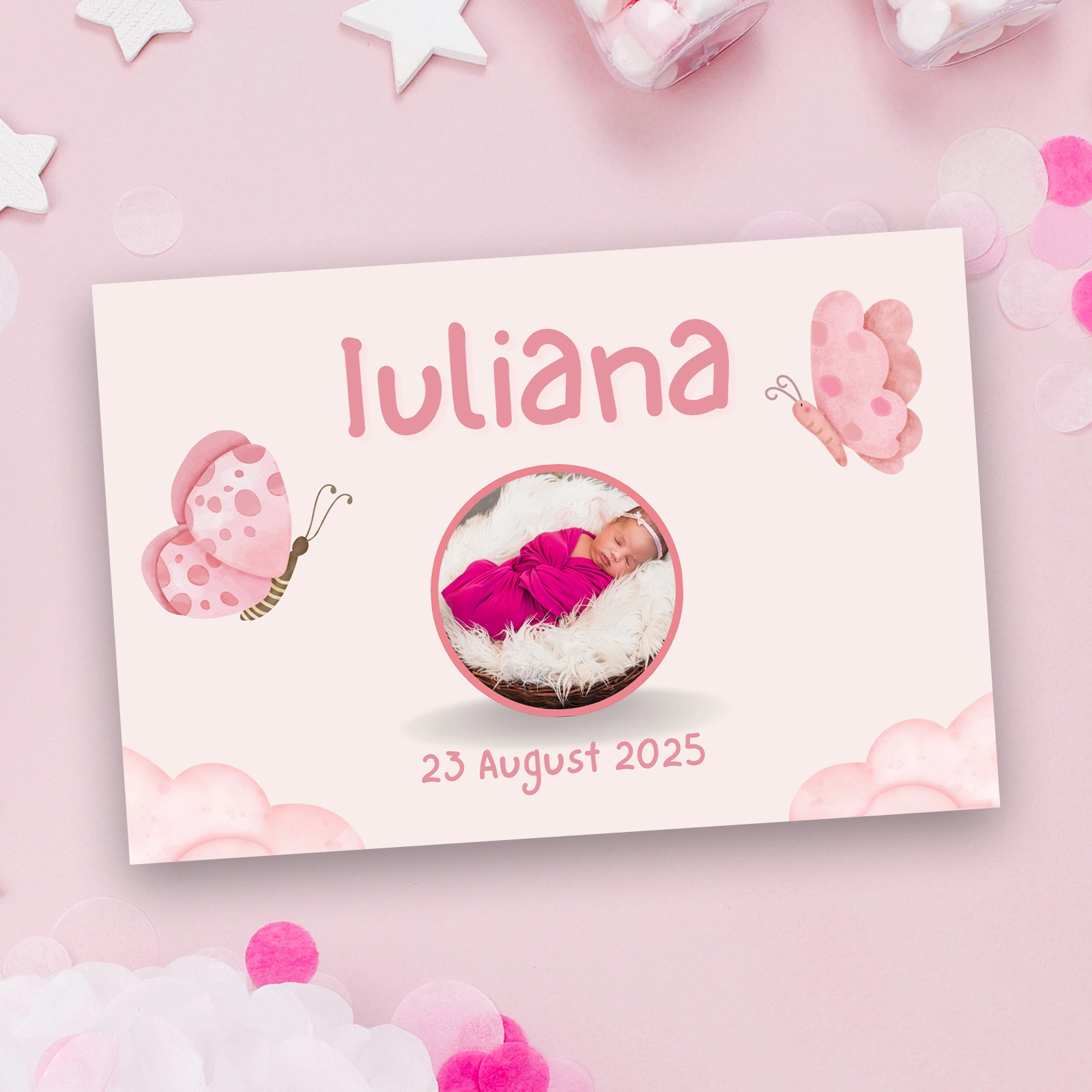 Mărturii botez - Mărturie magnetică botez cu fluturi