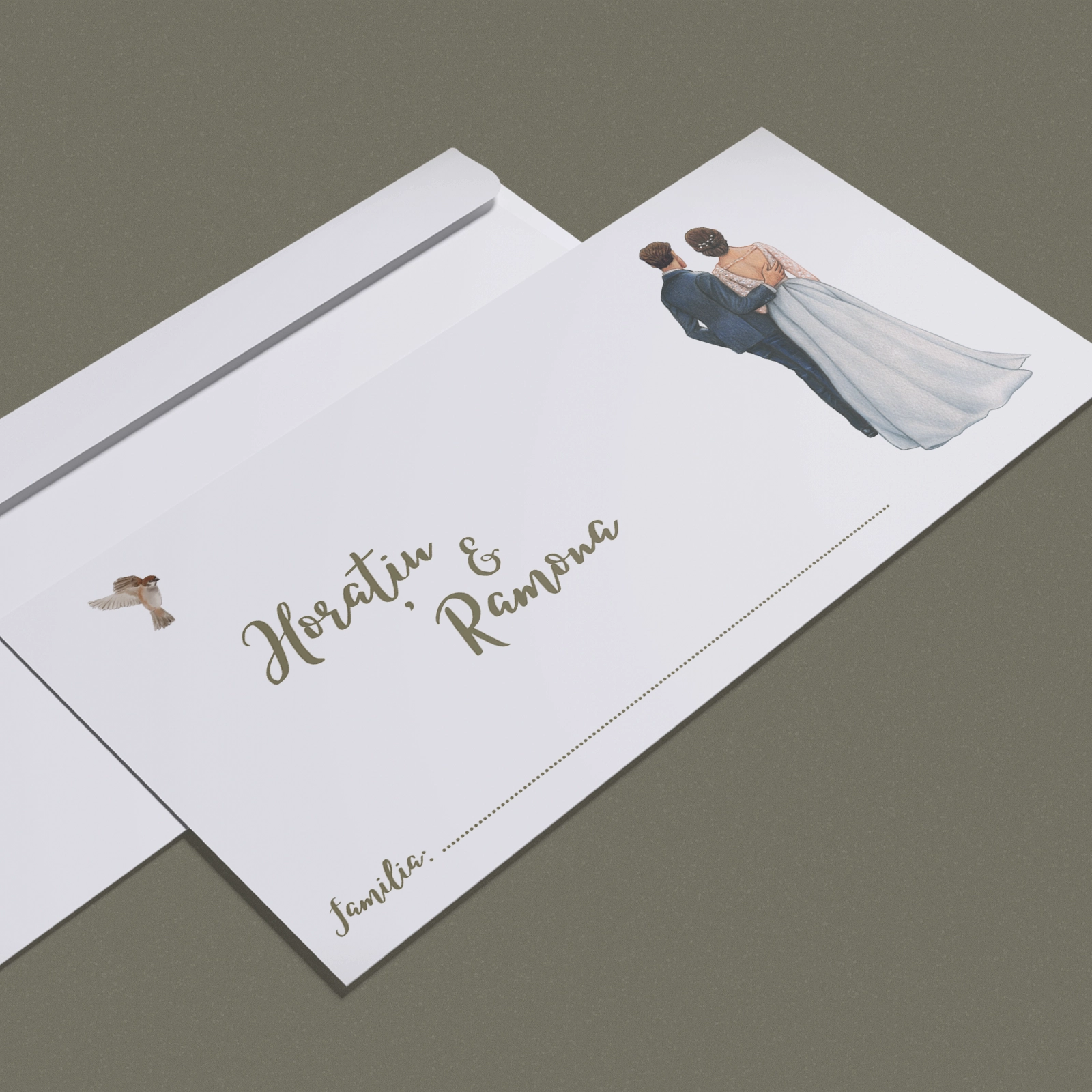 Plicuri - Plic bani nuntă cu miri