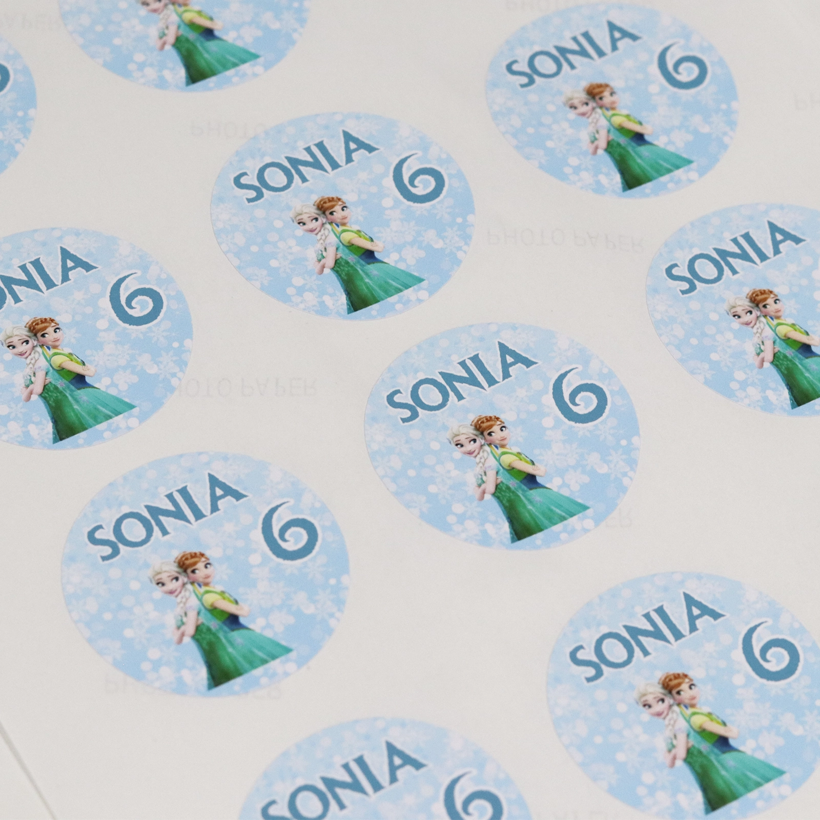 Frozen - Set stickere candy bar Frozen personalizate