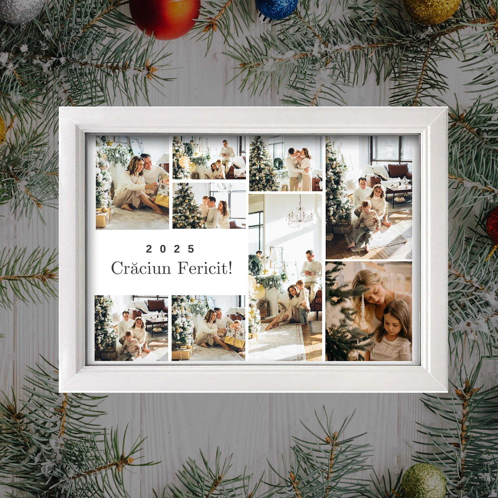 Tablou Crăciun personalizat cu 9 poze [1]