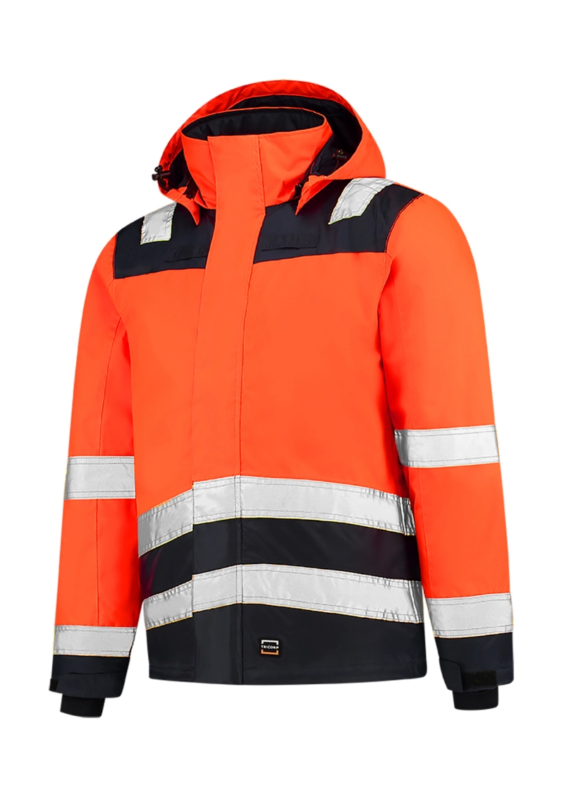 Vizibilitate Ridicata - Jacheta MIDI PARKA HIGH VIS BICOLOR T51