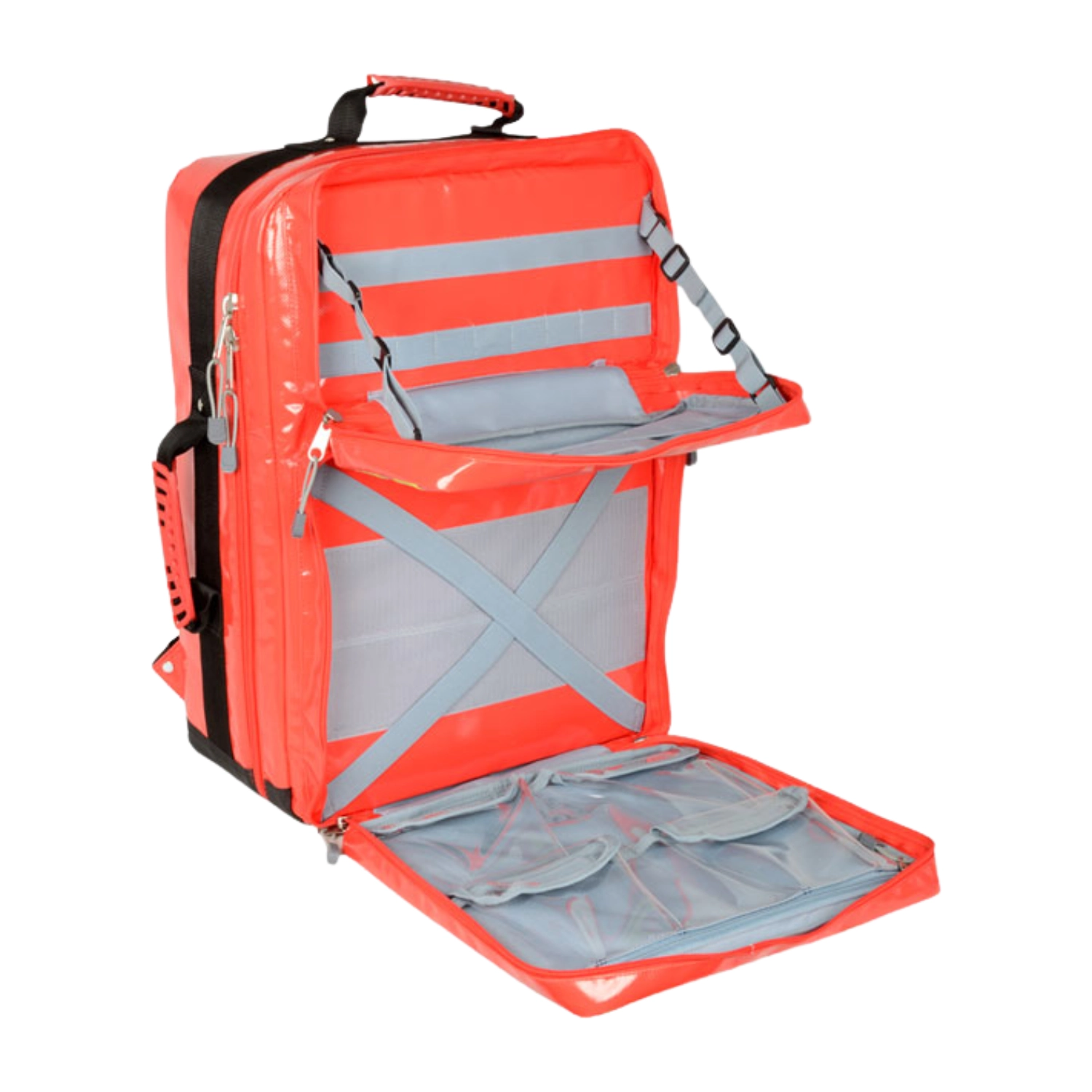 Rucsac ambulanță SILOS 2 PVC roșu [3]