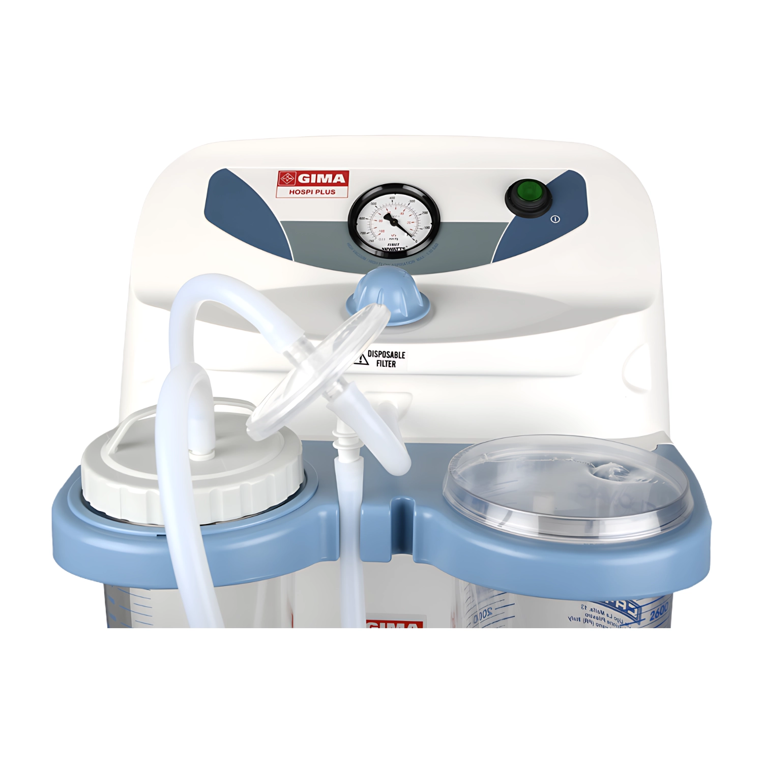 Aspiratoare chirurgicale staționare - Aspirator chirurgical Hospi Plus Basic 2x2l