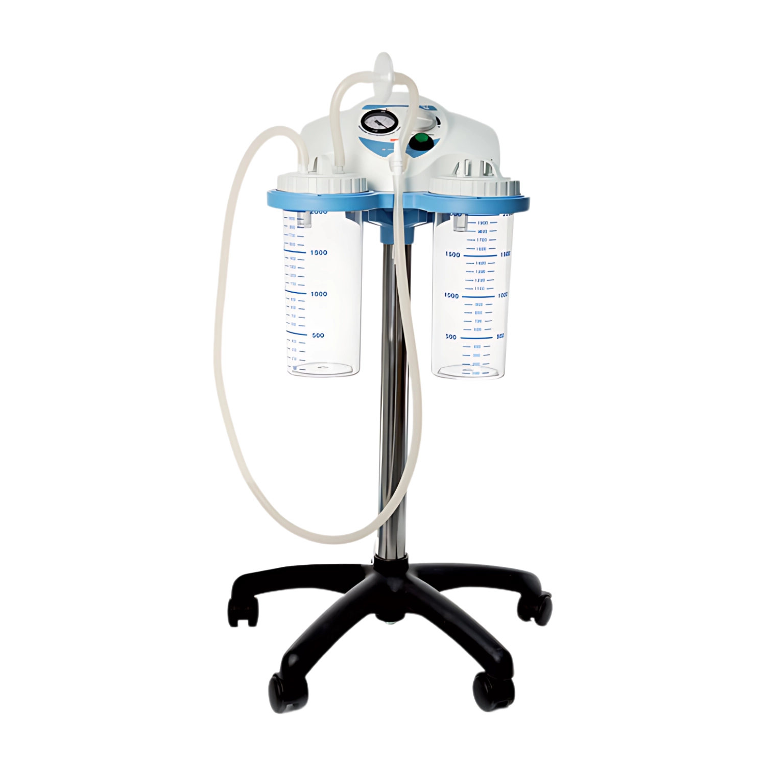 Aspiratoare chirurgicale portabile - Aspirator chirurgical pe trolley Super Vega 2x2l