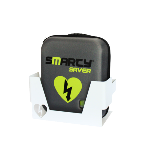 Promoții - Defibrilator AED semiautomat Smarty Saver cu suport metalic