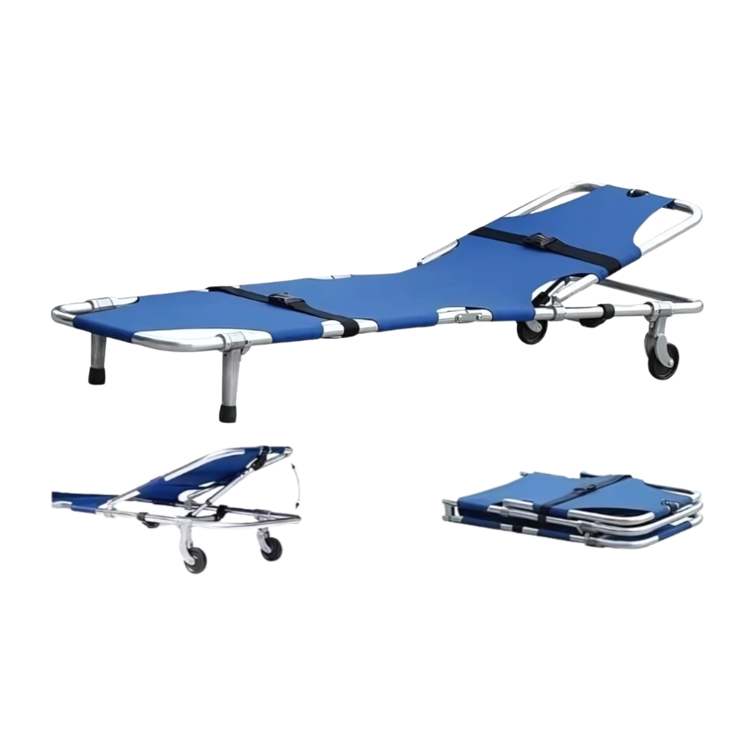 Tărgi pliabile - Targă pliabilă cu două roți și spătar rabatabil