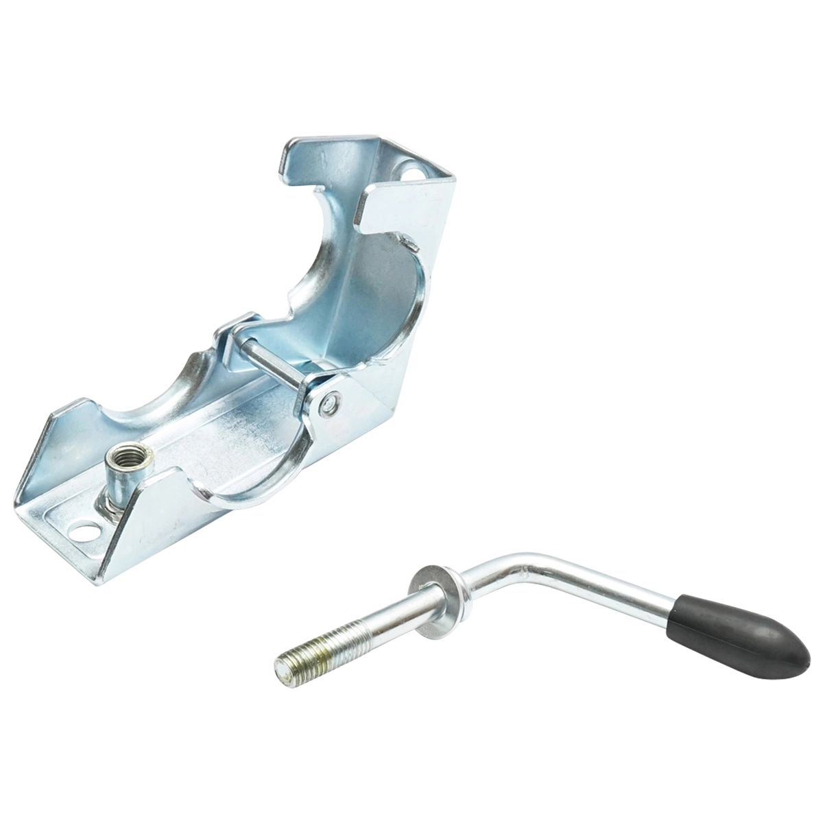 Clema suport pentru roata de sprijin remorca tija exterioara 48mm [3]